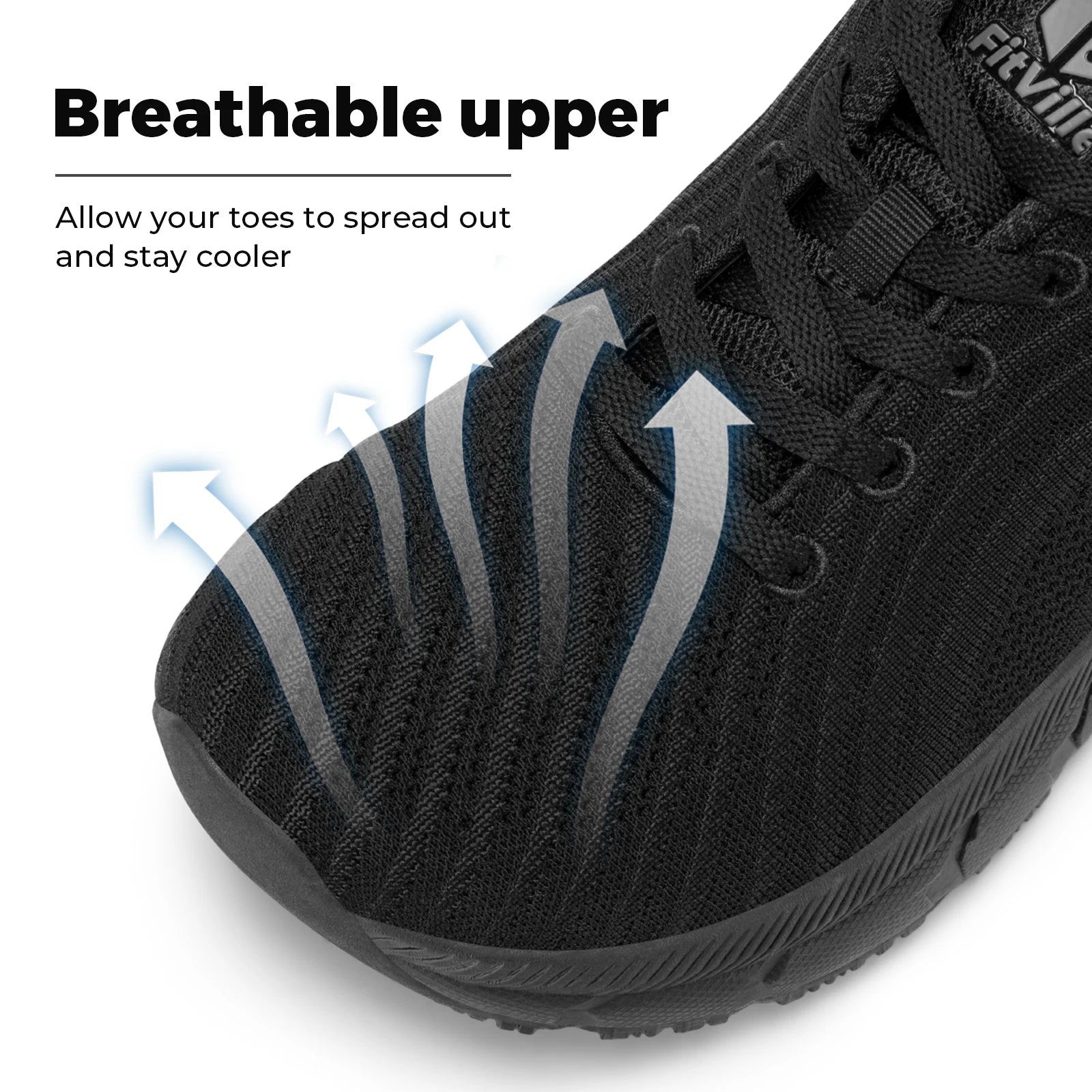 FitVille Wide Toe Box Running Shoes for Men | FlowCore V2