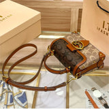 Contrast Color Luxury Box Bag