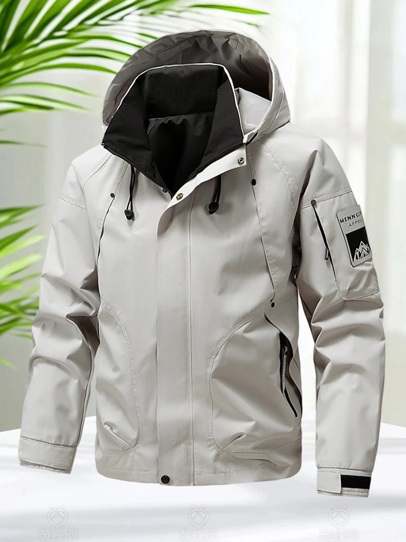 Men’s Lightweight Waterproof Hooded Softshell Jacket