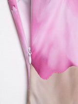 Floral One-Shoulder Slim-Fit Maxi Dress