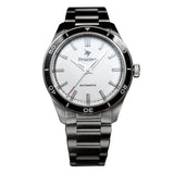 Proxima PX1697 39mm Men Watch White Enamel Dial Bubble Sapphire PT5000 SW200 Automatic Mechanical Vintage Watches 20Bar Luminous