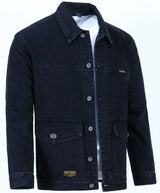 Men's Stylish Blue Denim Jacket – Loose Fit Casual Y2K Jean Coat (USA Made)