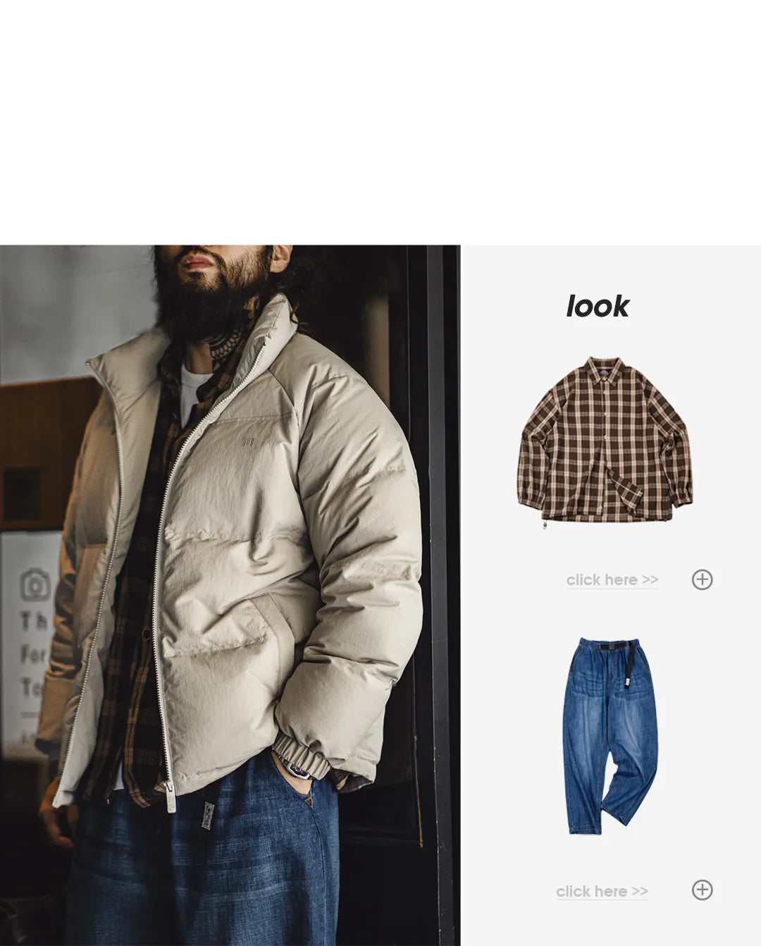 Men's Premium White Duck Down Winter Jacket