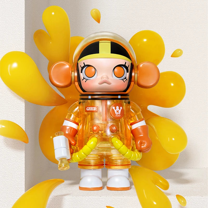 POP MART MEGA SPACE MOLLY 100% Series 4 Blind Box Guess Bag Mystery Box Toys Doll Cute Figure Desktop Ornaments