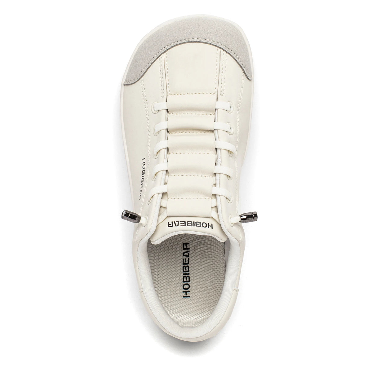 HOBIBEAR Unisex Barefoot Wide Toe Shoes Women Men Artificial Leather Minimalist Sneakers Adjustable Slip On Walking Shoes