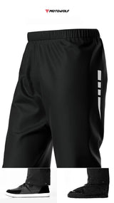Men's Waterproof Motorcycle Rain Suit – Reflective Split Jacket & Pants