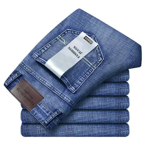 Men’s Classic Straight-Leg Stretch Jeans