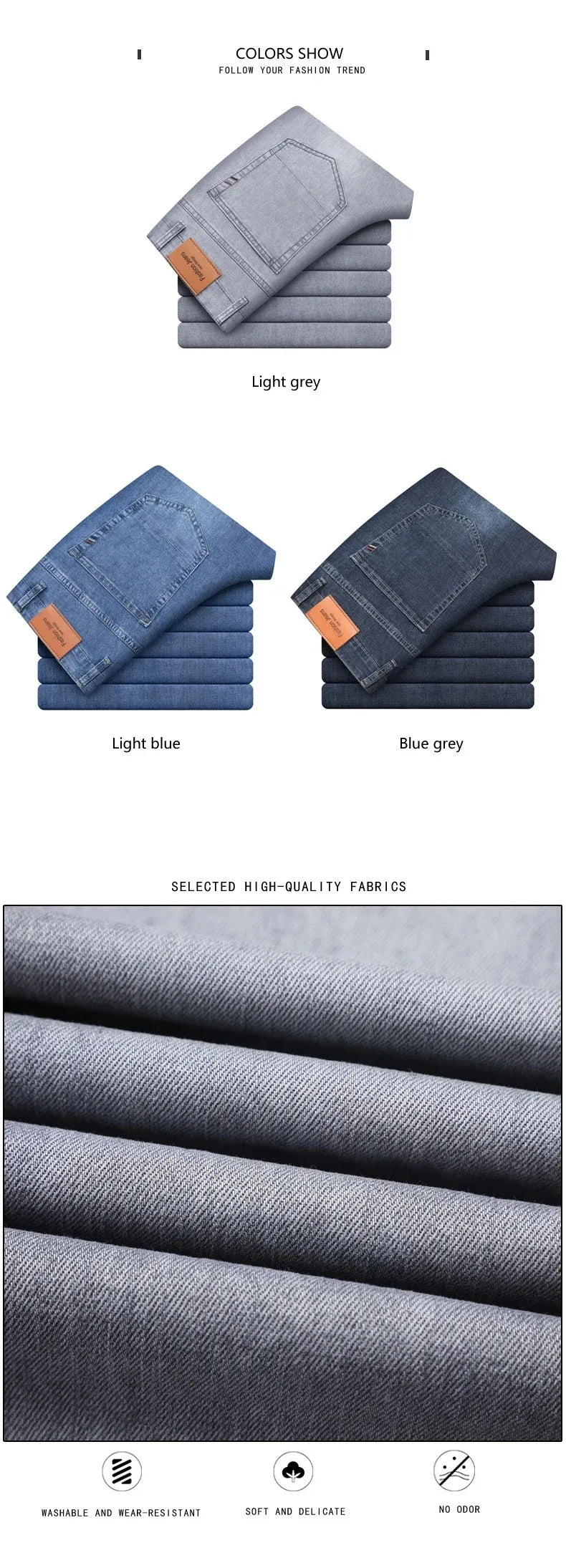 Men's Straight-Leg Stretch Jeans