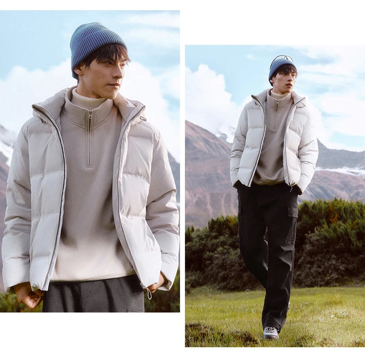 Semir Men's Premium Hooded Down Jacket