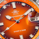 ADDIESDIVE 41mm Man Luxury Watch Japan 2115 Quartz Movement Watch Luminous 200m Waterproof 316L Stainless Steel Dive Watches
