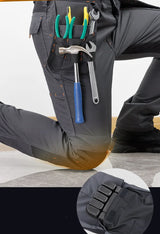 Men's Multi-Pocket Straight-Leg Cargo Pants