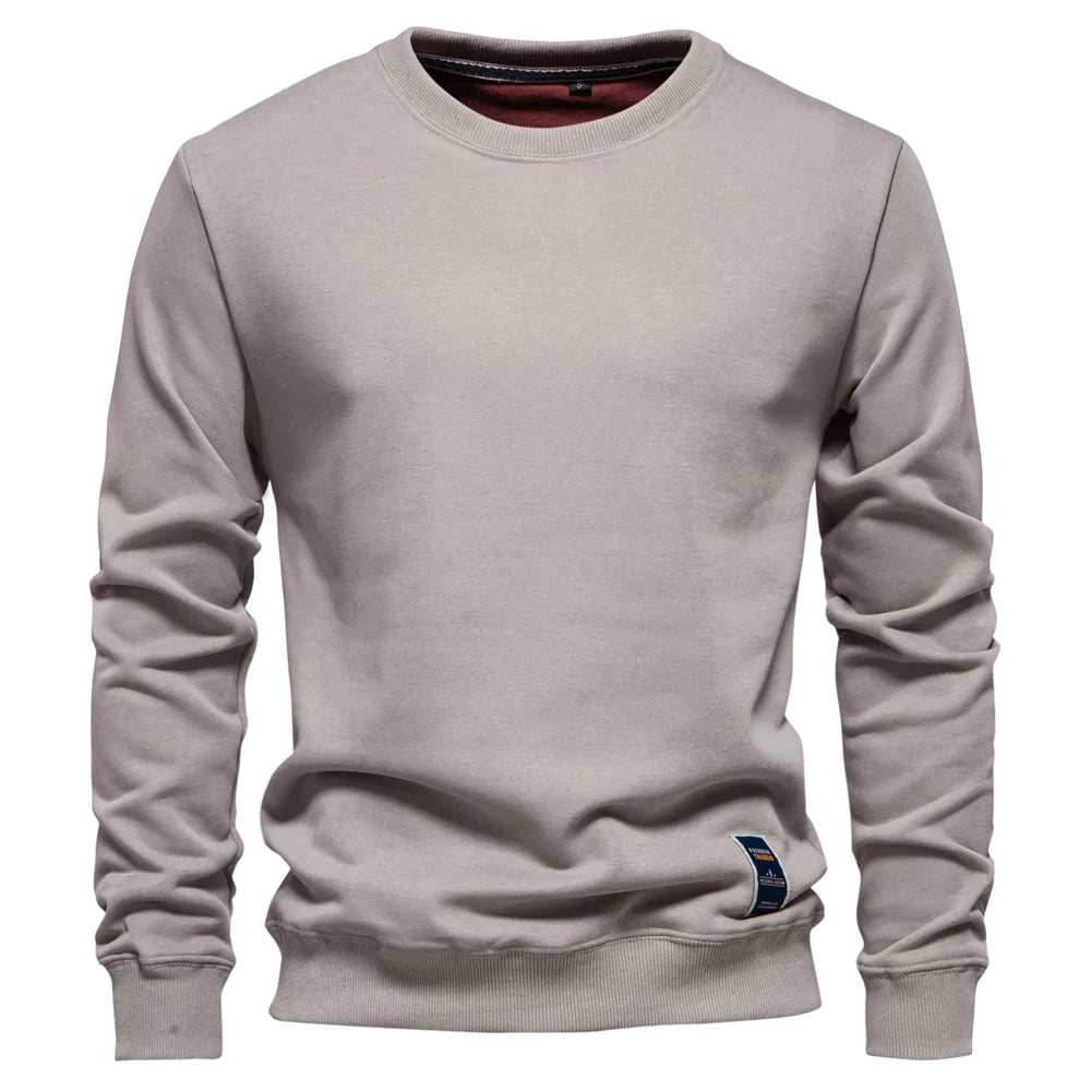 Men’s Cotton-Blend Crew Neck Sweatshirt