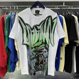 MIXED EMOTION Oversized Cotton Rhinestone T-Shirt