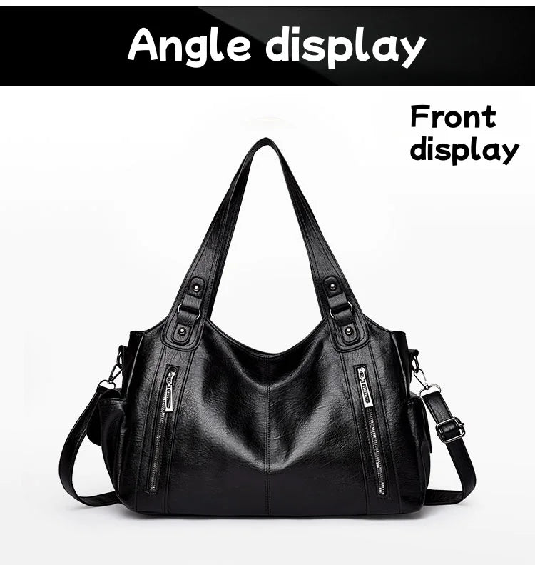 Elegant PU Leather Daily Handbag | American-Crafted Versatile Crossbody