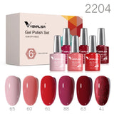 VENALISA 6-Piece Winter Gel Polish Set – HEMA & TPO Free
