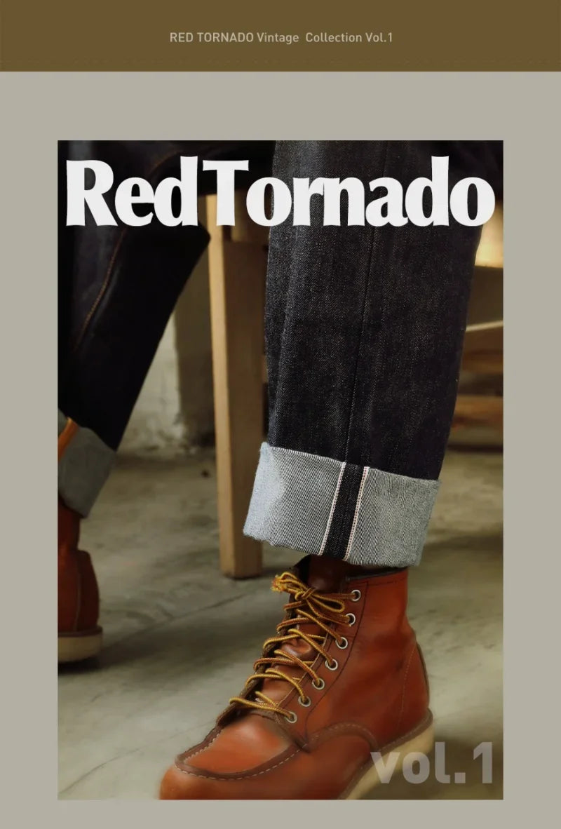 Red Tornado 55501 Relaxed Straight Fit Men's Raw Selvedge Jeans