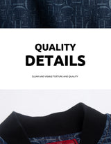 Spring Denim Casual Zipper Jacket – Simple Letter Print Coat