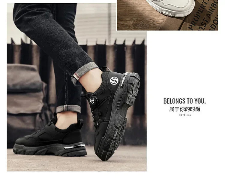 Men’s Autumn Leather Casual Sneakers