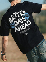 "Better Days Ahead" Oversized Graphic Tee