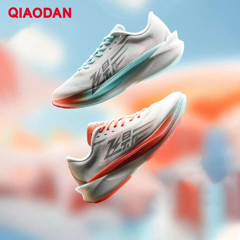 QIAODAN Feiying PB4.0 Full Palm Carbon Plate Running Shoes Men's 2026 Shock Breathable Marathon Sports Sneakers BM23240299