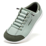 HOBIBEAR Unisex Barefoot Wide Toe Shoes Women Men Artificial Leather Minimalist Sneakers Adjustable Slip On Walking Shoes