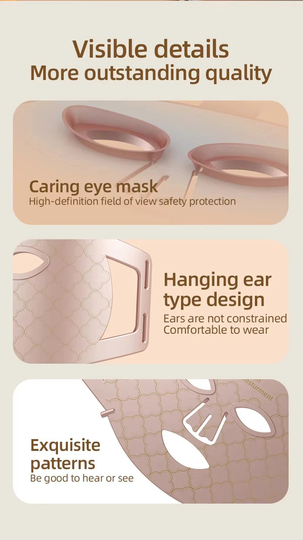 New 8 Colors Photon Nir Light Skin Rejuvenation for Facial 850nm Led Red Infrared Led Face Mask Red Light Therapy Photon Mask