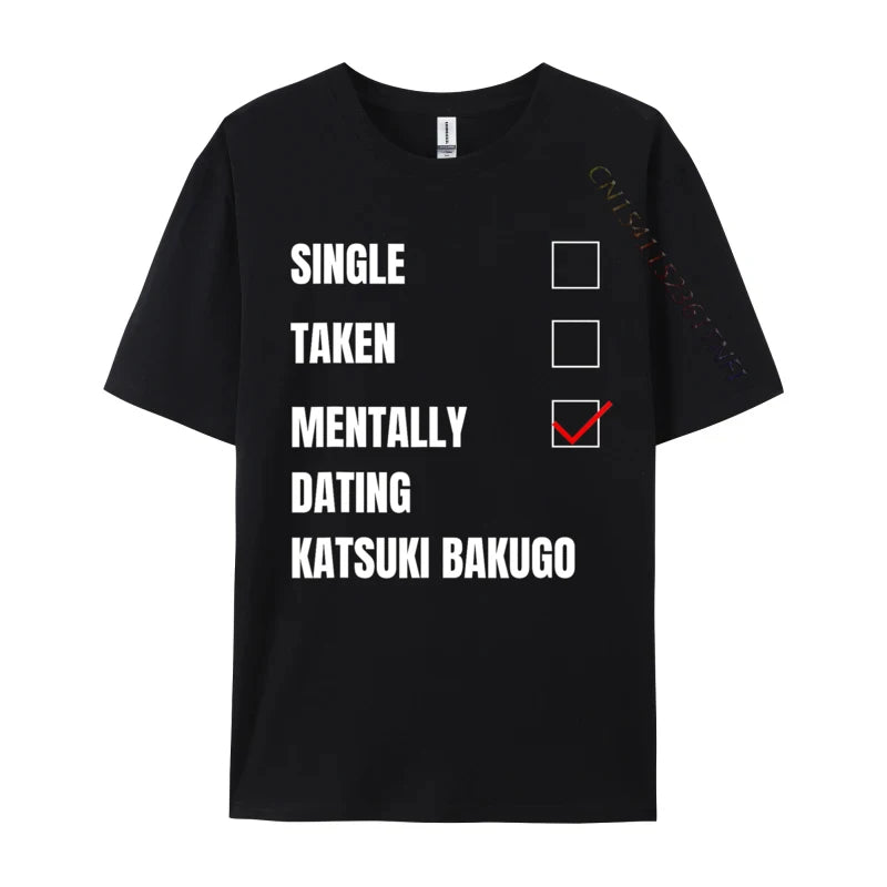 Funny Bakugo "Mentally Dating" T-Shirt