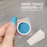 20 Colors Pat Painting Gel Nail Polish Set With Sponge Gradient Semi Permanent Soak Off UV LED Nail Art Gel Varnishes For Nails