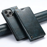 Magnetic PU Leather Flip Wallet Case for iPhone