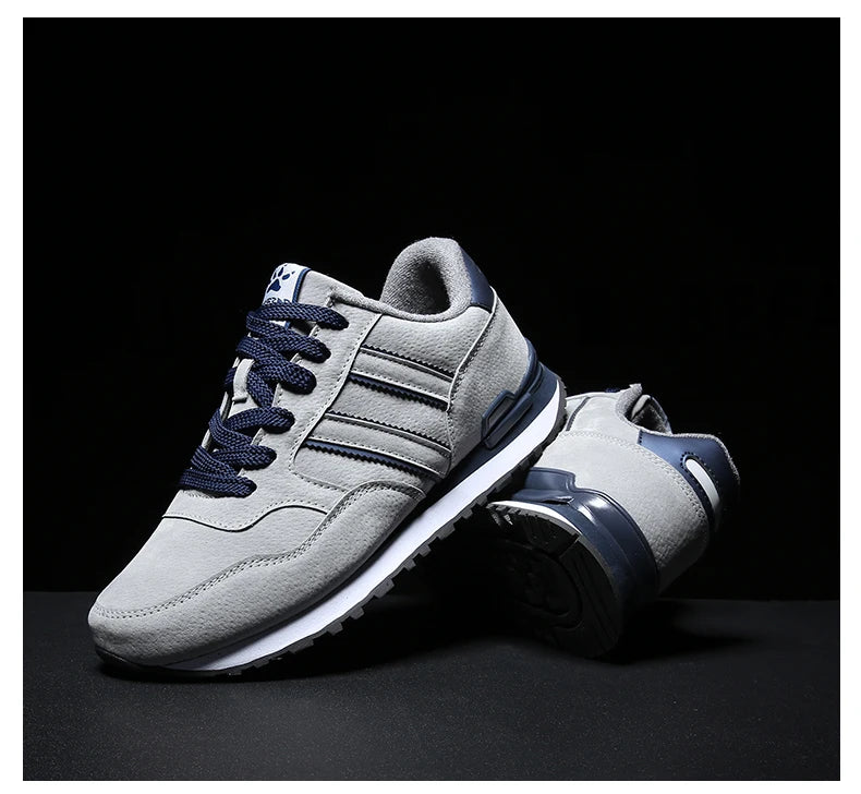 Men's Corduroy Lace-Up Casual Sneakers