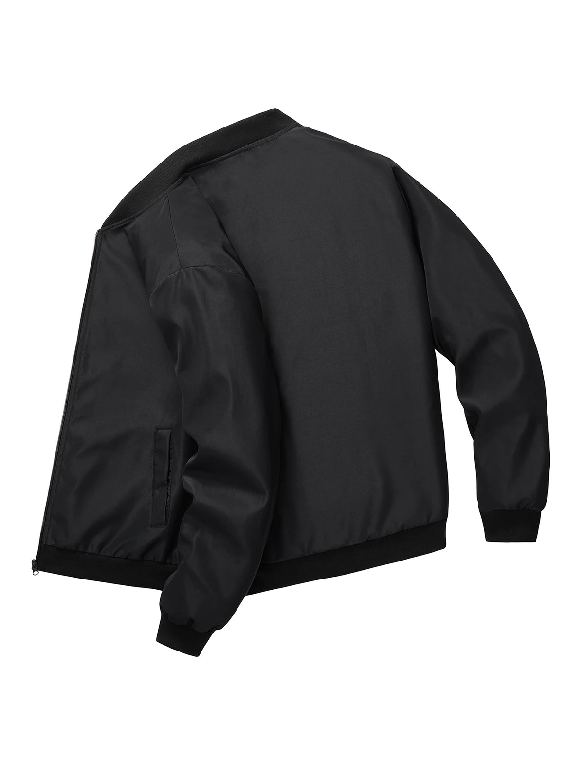 Men's Lightweight Zip-Up Baseball Collar Jacket