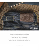 MADEN 14oz Selvedge Raw Denim Jeans – Heritage Straight Fit