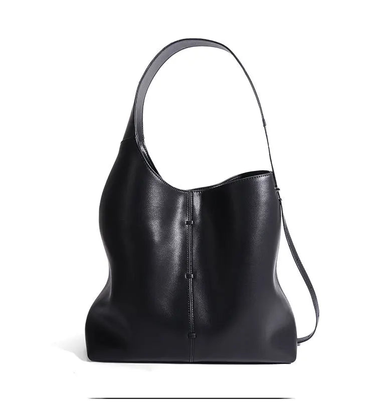 YANATARI Female Genuine Leather Bag Large Capacity Handbags Shoulder Bag Big Tote Bags for Women Shopping Bag Large Luxury Bag