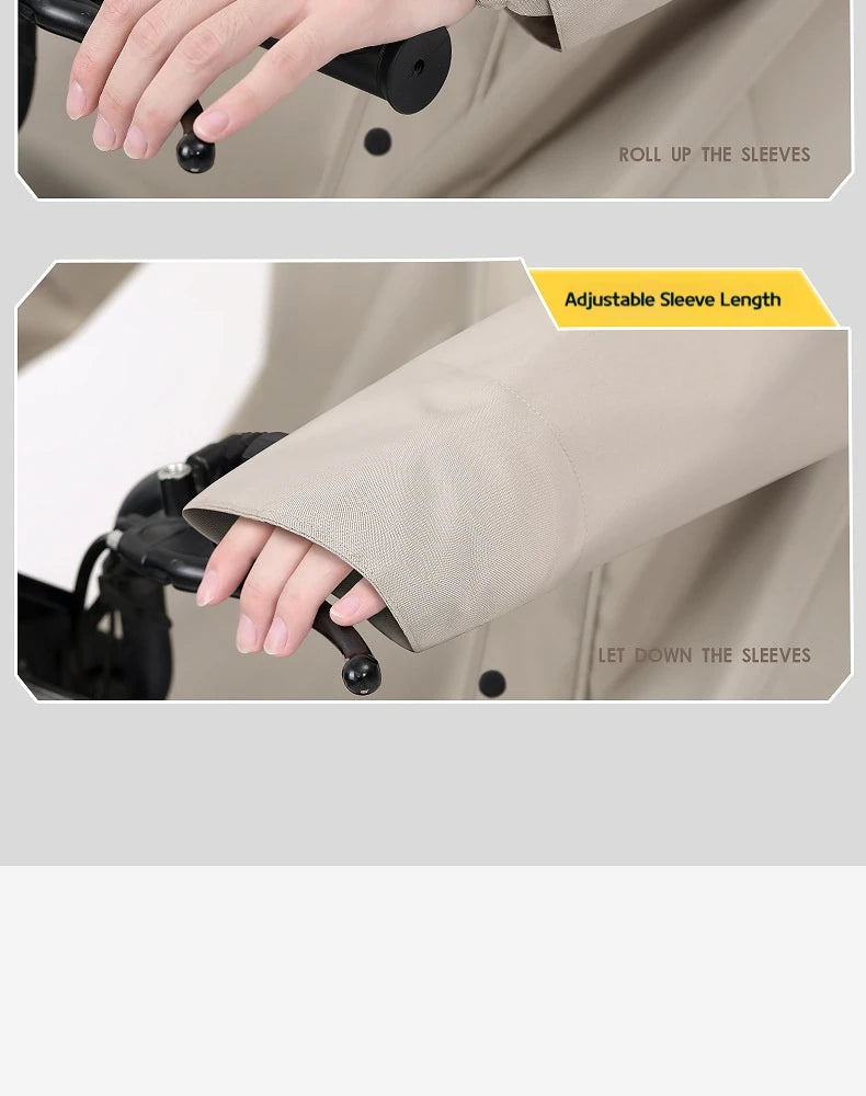 All-Weather Full-Body Poncho for Cycling & Hiking