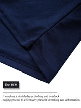 Men Classic Solid Polo Shirt Lapel Neck Short Sleeve Slim Fit Breathable Tee Smart Casual Office Daily Male Shirts