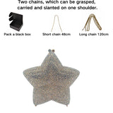 New Star Diamond Dinner Bag Foreign Trade Banquet Diamond Hand Bag Women's Bag Starr Lane Stone Crach