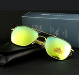 Men's Pilot Sunglasses – Mirror Lens UV400 Alloy Frame