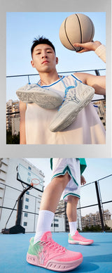 361 Degrees Joker SHUFFLE 2 Men's Basketball Shoes New Breathable Lightweight Wear-resistant Flexible Male Sneakers 572621101
