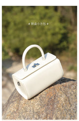 YANATARI Genuine Leather Woman Bag Shoulder Bag Handbags Ladies Crossbody Bags Luxury Designer Minimalism Bag Mini Bag White
