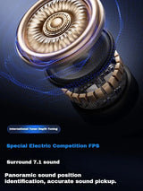 Original MCHOSE V9 PRO Music Esports Gaming Headphones 3-mode Wireless Noise Reduction Mic Customized Head-mounted