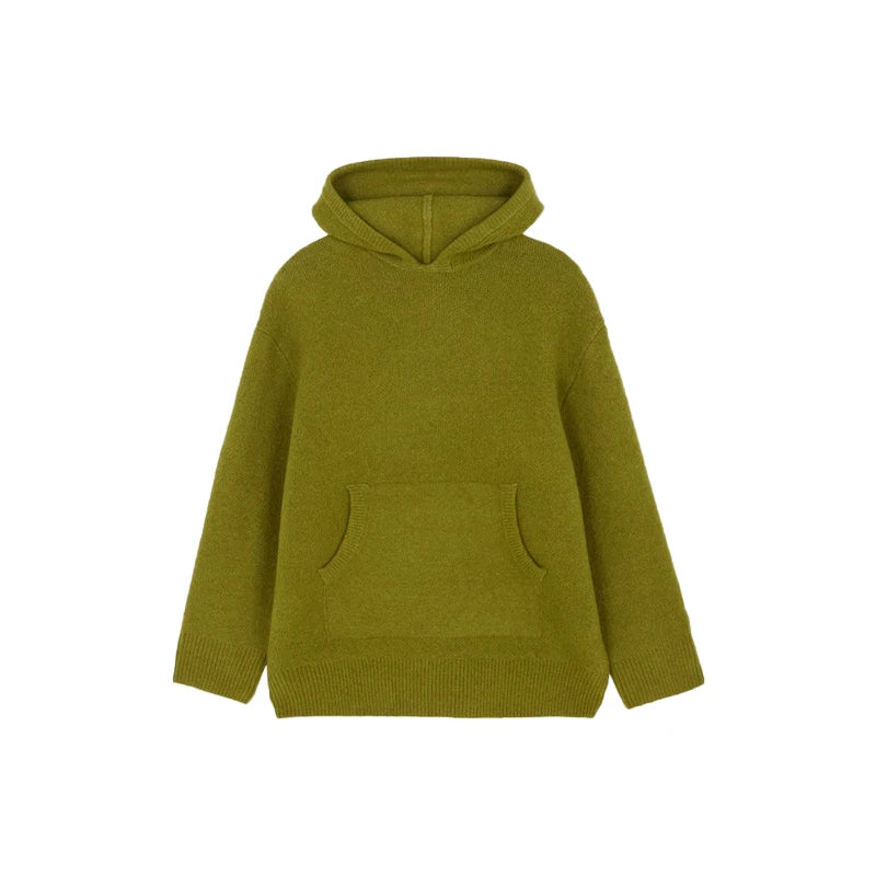 Women's Relaxed Hooded Pullover Sweater