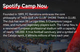 CaDA Camp Nou (Barcelona FC) Stadium Building Block Set / 728 Pieces / Collector's Item for Football Fans & Block Enthusiasts