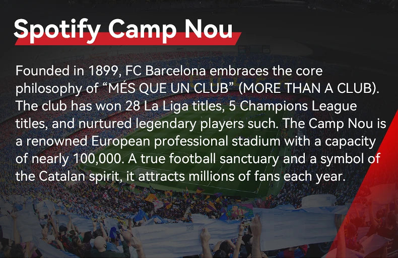 CaDA Camp Nou (Barcelona FC) Stadium Building Block Set / 728 Pieces / Collector's Item for Football Fans & Block Enthusiasts