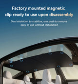 Tesla Model 3/Y Graphene Honeycomb Roof Sunshade Set