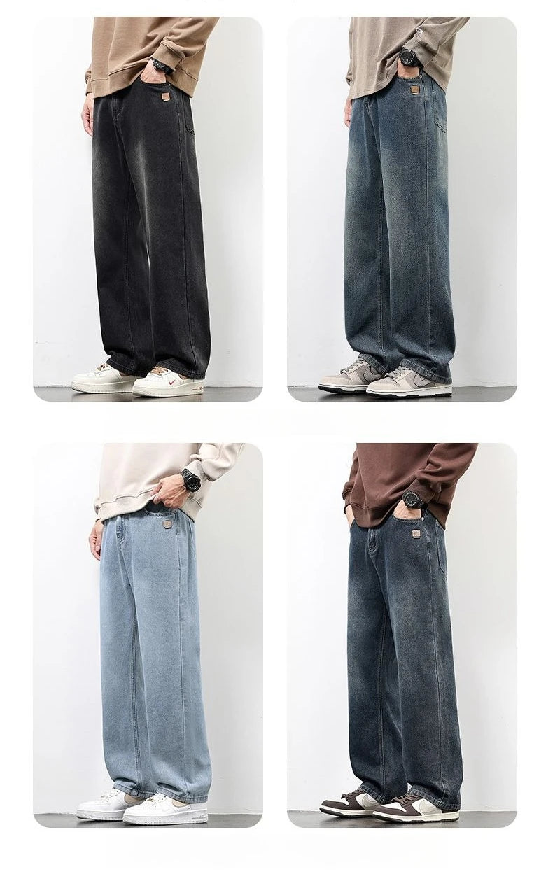 Men's Vintage Loose-Fit Baggy Jeans | Spring & Autumn