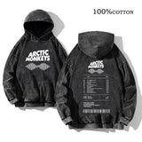 Retro Arctic Monkeys Printed Hoodie | Vintage Rock Streetwear