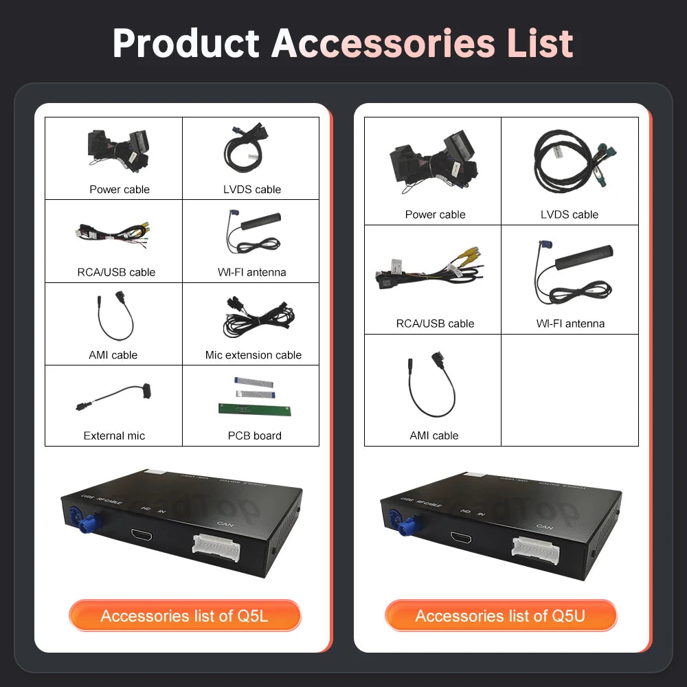 Wireless CarPlay for Audi A4 A5 Q5 2009–2015