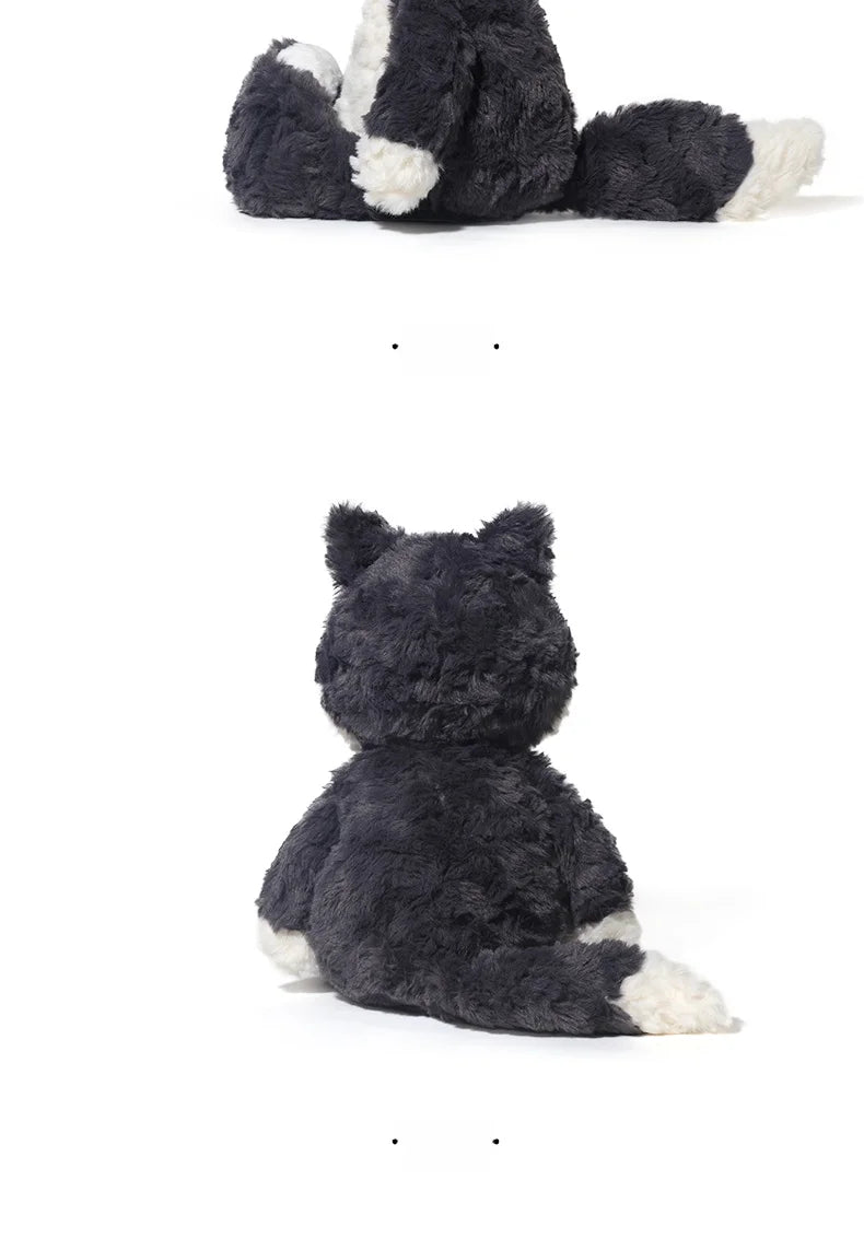 40cm Gray Wolf Plush Toy – Ultra-Soft Stuffed Animal
