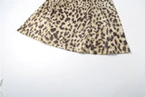 Leopard Print A-Line Mini Dress
