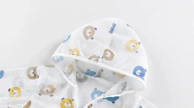 Children's Sunscreen Clothing Jacket Summer New Boys Little Girls Thin Coat Kids Outdoor Breathable Clothes